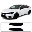 HeadLight Reverse Light Reflector Taillight Smoke Tint Overlay Fits Honda Civic Sedan Hatchback 2022-2025