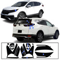 Full Headlight Taillight Precut Smoked PPF Tint Kit Film Overlay Fits Honda CR-V 2020-2022