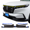 Grille Side Window Vinyl Chrome Delete Trim Blackout Decal Stickers Overlay Film Fits Honda CR-V 2023 2024 2025