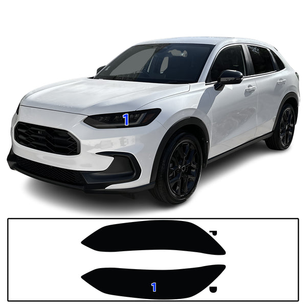 Full Headlight Taillight Precut Smoked PPF Tint Kit Film Overlay Fits Honda HR-V 2023-2025