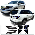 Full Headlight Taillight Precut Smoked PPF Tint Kit Film Overlay Fits Honda Pilot 2016-2022