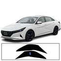 Full Headlight Taillight Precut Smoked PPF Tint Kit Film Overlay Fits Hyundai Elantra 2021-2025