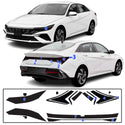 Full Headlight Taillight Precut Smoked PPF Tint Kit Film Overlay Fits Hyundai Elantra 2021-2025