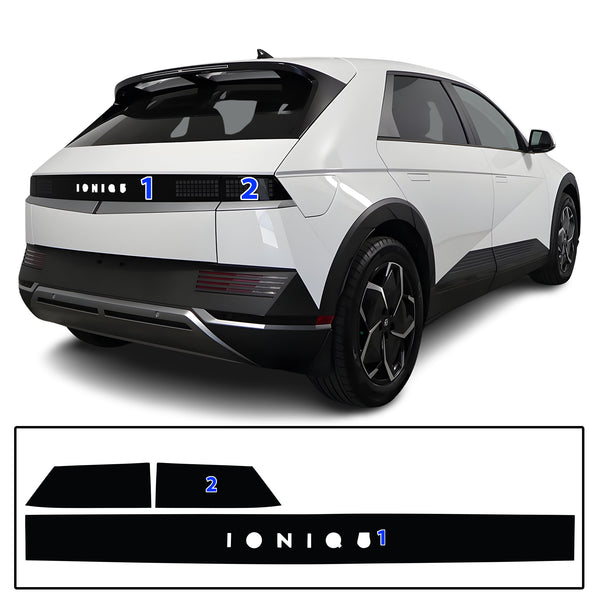 Full Headlight Taillight Precut Smoked PPF Tint Kit Film Overlay Fits Hyundai Ioniq 5 2022 2023