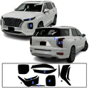 Full Headlight Taillight Precut Smoked PPF Tint Kit Film Overlay Fits Hyundai Palisade 2020-2025