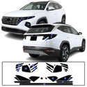 Full Headlight Taillight Precut Smoked PPF Tint Kit Film Overlay Fits Hyundai Tucson 2022-2024