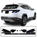 Full Headlight Taillight Precut Smoked PPF Tint Kit Film Overlay Fits Hyundai Tucson 2022-2024
