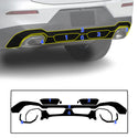 BMW X4 2019-2025 Blackout Chrome Delete Kit – Precut Gloss Black Vinyl Overlays