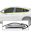 BMW X4 2019-2025 Blackout Chrome Delete Kit – Precut Gloss Black Vinyl Overlays