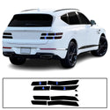 Genesis GV80 SUV 2021-2026 Dark Smoke Headlight & Taillight Tint Kit – Precut Vinyl Lens Overlays Film