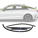 Kia K5 2021-2026 Window Trim Blackout Chrome Delete Kit – Precut Gloss Black Vinyl Overlays