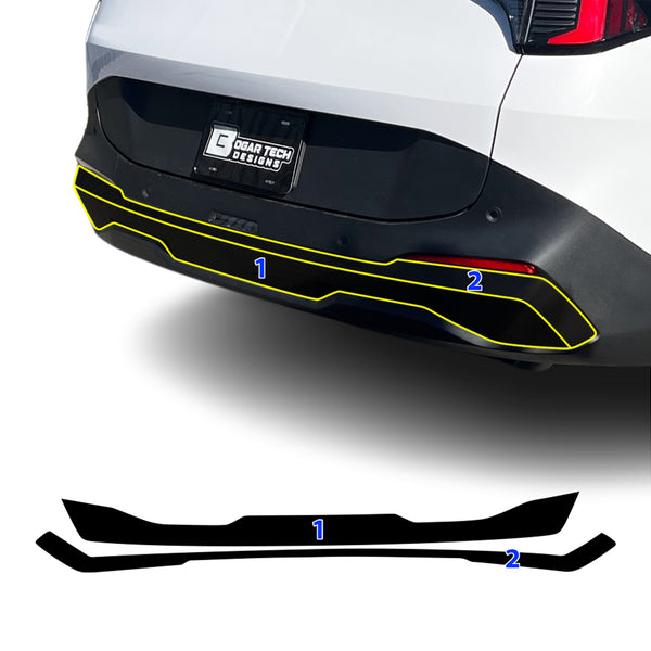 Kia Sportage 2026-2027 Blackout Chrome Delete Kit – Precut Gloss Black Vinyl Overlays