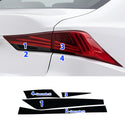 Fits Lexus IS 2017-2020 Full Headlight Taillight Precut Smoked PPF Tint Kit Film Overlay