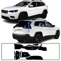 Full Headlight Taillight Precut Smoked PPF Tint Kit Film Overlay Fits Jeep Cherokee 2019-2023