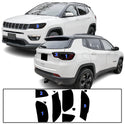Full Headlight Taillight Precut Smoked PPF Tint Kit Film Overlay Fits Jeep Compass 2018-2025