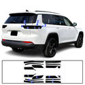Headlight Taillight Precut Smoked PPF Tint Kit Film Overlay Fits Jeep Grand Cherokee L 2021-2025