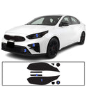 Full Headlight Taillight Precut Smoked PPF Tint Kit Film Overlay Fits Kia Forte 2019-2021