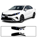 Full Headlight Taillight Precut Smoked PPF Tint Kit Film Overlay Fits Kia Forte 2019-2024