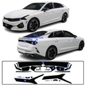 Headlight Taillight Precut Smoked PPF Tint Kit Film Overlay Fits Kia K5 2021-2024