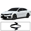 Fits KIA K5 2025-2026 Full Headlight Taillight Precut Smoked PPF Tint Kit Film Overlay