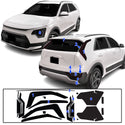 Full Headlight Taillight Precut Smoked PPF Tint Kit Film Overlay Fits Kia Niro 2023-2025