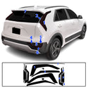 Full Headlight Taillight Precut Smoked PPF Tint Kit Film Overlay Fits Kia Niro 2023-2025