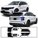 Full Headlight Taillight Precut Smoked PPF Tint Kit Film Overlay Fits Kia Sorento 2021-2023