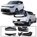 Full Headlight Taillight Precut Smoked PPF Tint Kit Film Overlay Fits Kia Soul 2023-2025