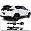 Full Headlight Taillight Precut Smoked PPF Tint Kit Film Overlay Fits Kia Sportage 2017-2022