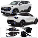 KIA Sportage 2023–2025 Dark Smoke Headlight & Taillight Tint Kit – Precut Vinyl Lens Overlays