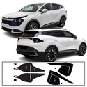 KIA Sportage 2023–2025 Dark Smoke Headlight & Taillight Tint Kit – Precut Vinyl Lens Overlays