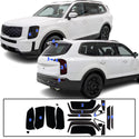 Full Headlight Taillight Precut Smoked PPF Tint Kit Film Overlay Fits Kia Telluride 2020-2025