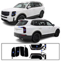 Full Headlight Taillight Precut Smoked PPF Tint Kit Film Overlay Fits Kia Telluride 2020-2025