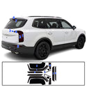 Full Headlight Taillight Precut Smoked PPF Tint Kit Film Overlay Fits Kia Telluride 2020-2025