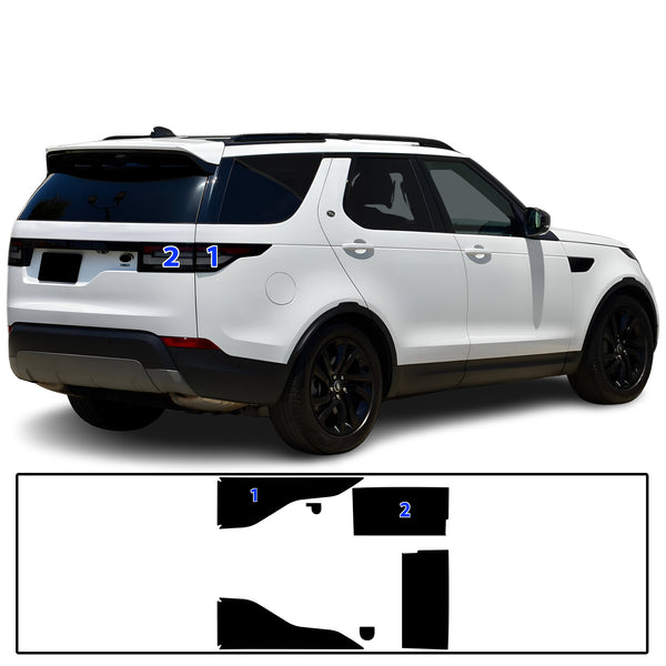 Full Headlight Taillight Precut Smoked PPF Tint Kit Film Overlay Fits Land Rover Discovery 2017-2024