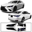 Full Headlight Taillight Precut Smoked PPF Tint Kit Film Overlay Fits Lexus ES 2019-2025