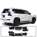 Full Headlight Taillight Precut Smoked PPF Tint Kit Film Overlay Fits Lexus GX 2010-2023