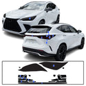 Full Headlight Taillight Precut Smoked PPF Tint Kit Film Overlay Fits Lexus NX 2022-2025