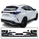 Full Headlight Taillight Precut Smoked PPF Tint Kit Film Overlay Fits Lexus NX 2022-2025