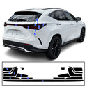 Full Headlight Taillight Precut Smoked PPF Tint Kit Film Overlay Fits Lexus NX 2022-2025