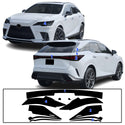 Full Headlight Taillight Precut Smoked PPF Tint Kit Film Overlay Fits Lexus RX 2023-2025