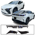 Full Headlight Taillight Precut Smoked PPF Tint Kit Film Overlay Fits Lexus RZ 2023-2025