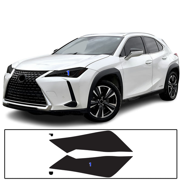 Full Headlight Taillight Precut Smoked PPF Tint Kit Film Overlay Fits Lexus UX 2019-2025