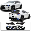 Full Headlight Taillight Precut Smoked PPF Tint Kit Film Overlay Fits Lexus UX 2019-2025