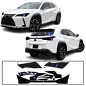 Full Headlight Taillight Precut Smoked PPF Tint Kit Film Overlay Fits Lexus UX 2019-2025