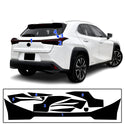 Full Headlight Taillight Precut Smoked PPF Tint Kit Film Overlay Fits Lexus UX 2019-2025