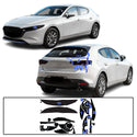 Full Headlight Taillight Precut Smoked PPF Tint Kit Film Overlay Fits Mazda 3 2019-2025