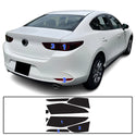 Full Headlight Taillight Precut Smoked PPF Tint Kit Film Overlay Fits Mazda 3 2019-2025