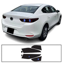 Full Headlight Taillight Precut Smoked PPF Tint Kit Film Overlay Fits Mazda 3 2019-2025