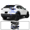 Full Headlight Taillight Precut Smoked PPF Tint Kit Film Overlay Fits Mazda Cx-30 2020-2025
